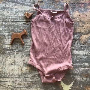 Pink mauve baby cami bodysuit Jamie Kay 1 yr